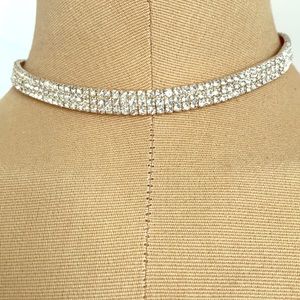 Rhinestone choker